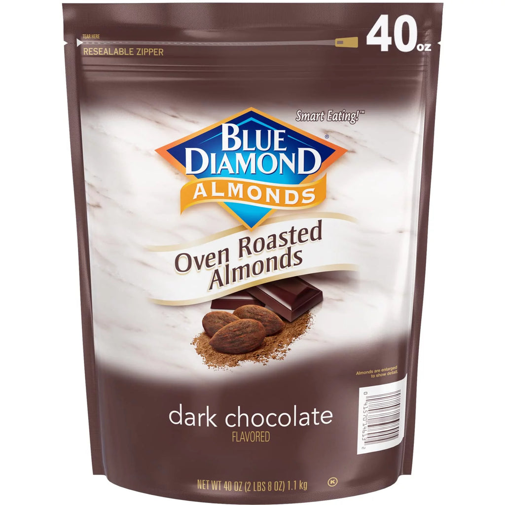 Dark Chocolate Almonds 40 Oz Case of 6 V6601