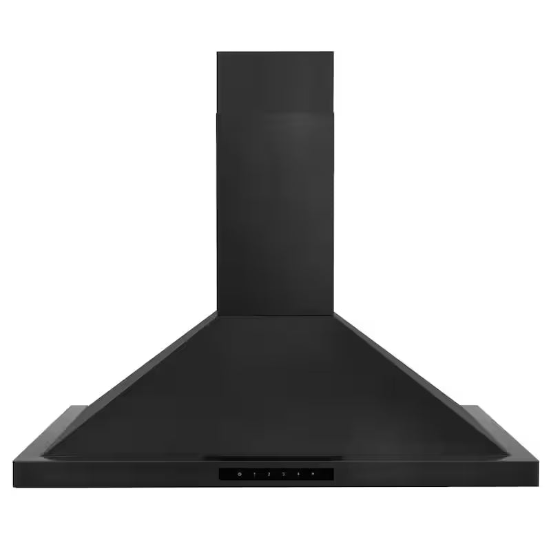 Black Stainless Steel 30 in. 400 CFM Convertible Wall Mount Range Hood R883502