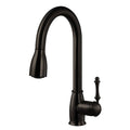 Oil Rubbed Bronze Pull Down Kitchen Faucet G1752