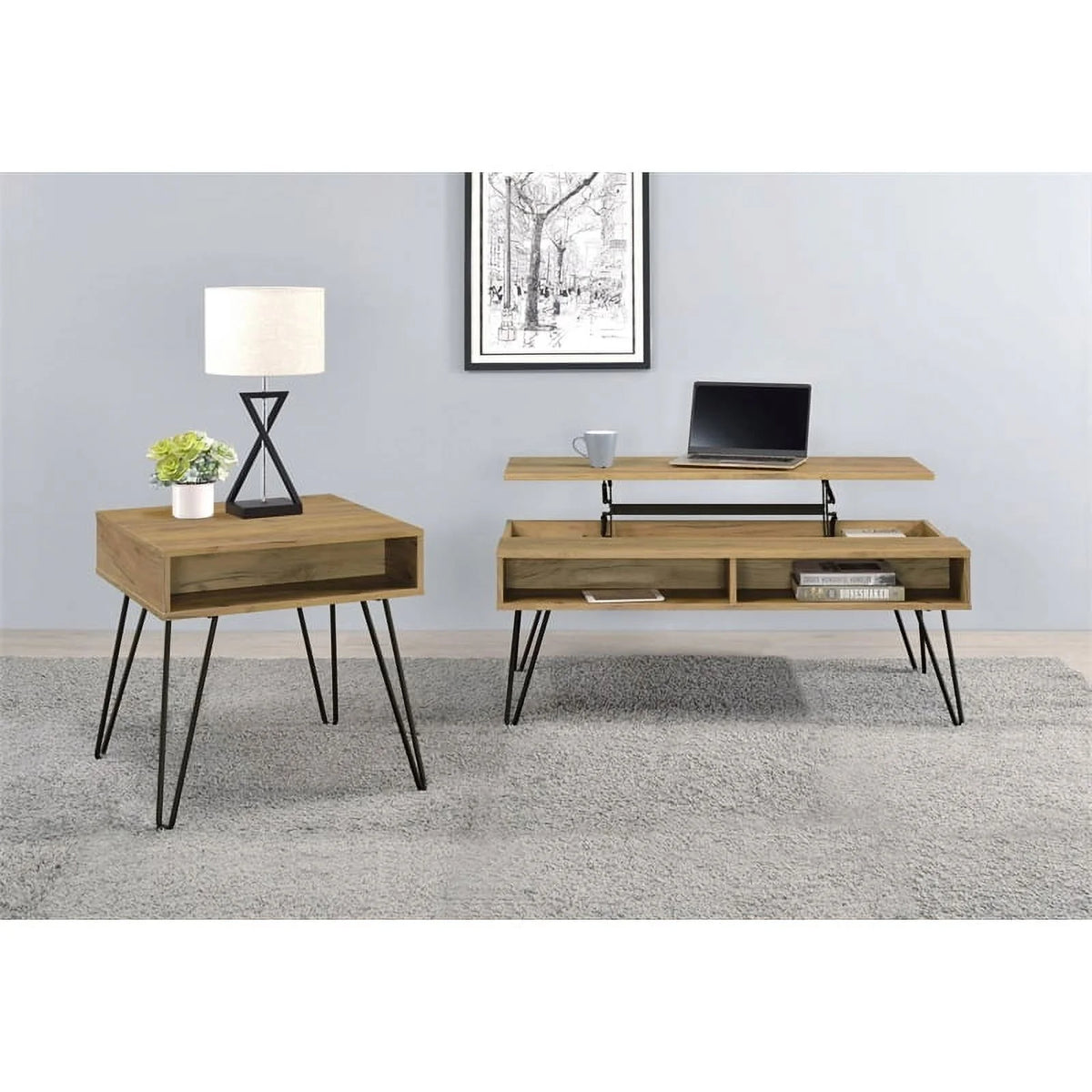 Modern Wood Lift Top Coffee Table A99961
