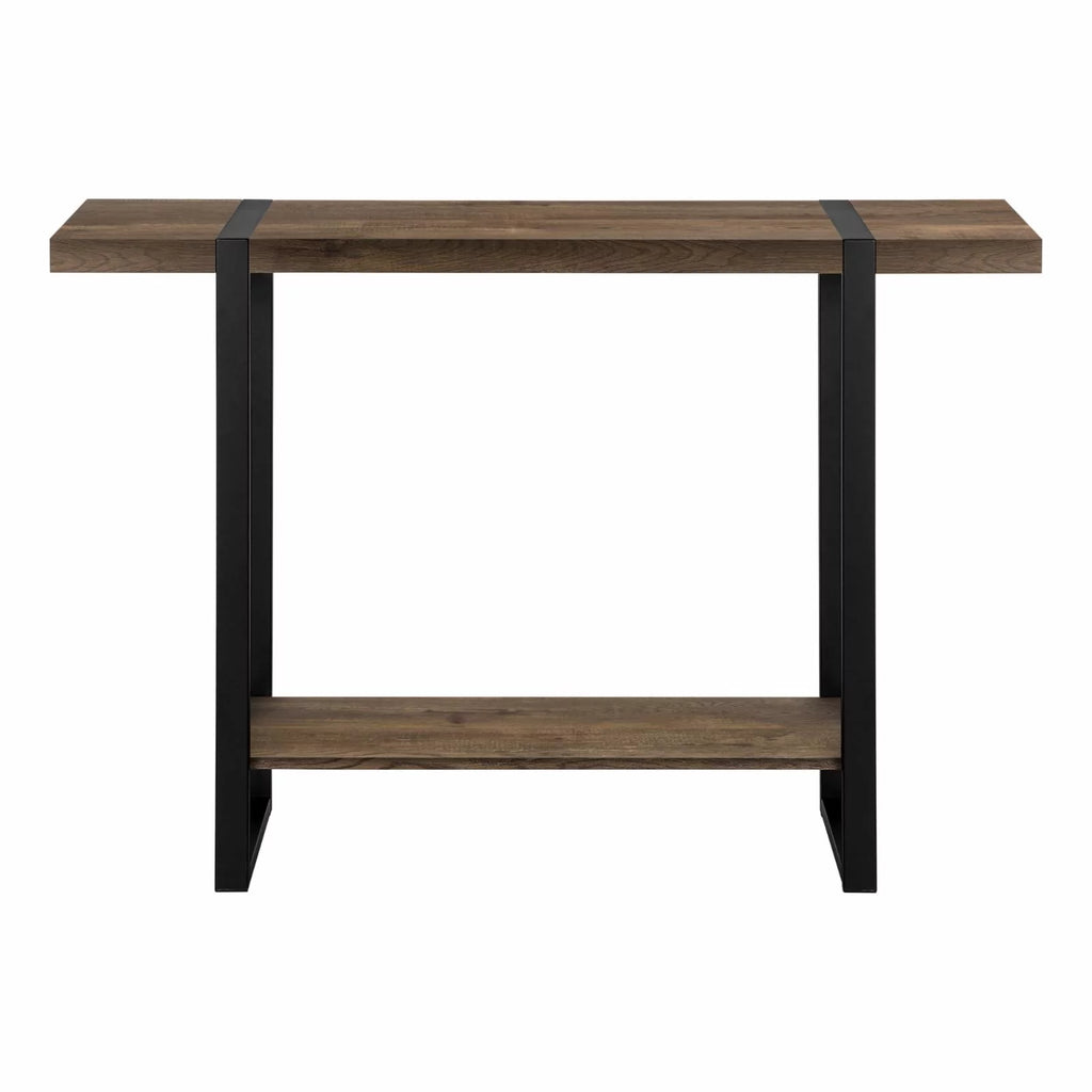 Black Narrow Metal Accent Table S773537