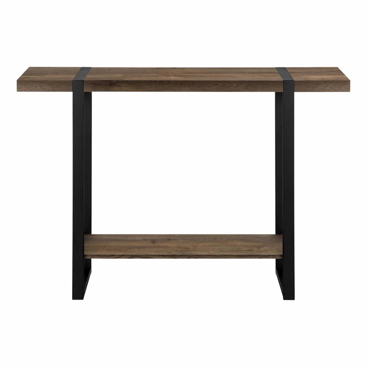 Black Narrow Metal Accent Table S773537