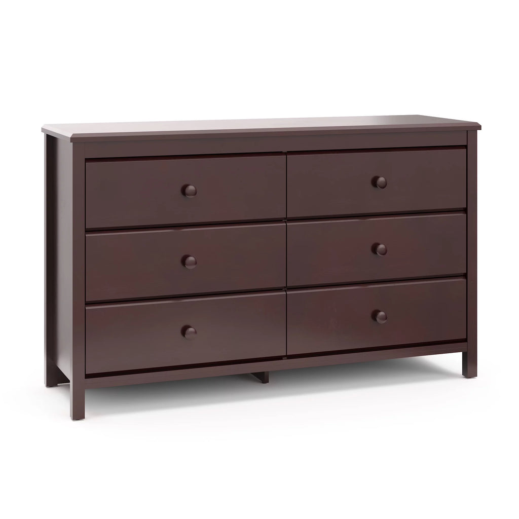 White 6 Drawer Double Dresser Z413274