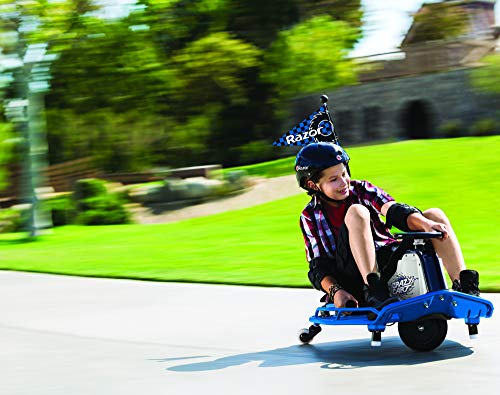 Blue 2 Pack Motorized Drifting Ride with Drift Bar and Rechargeable Battery L17649