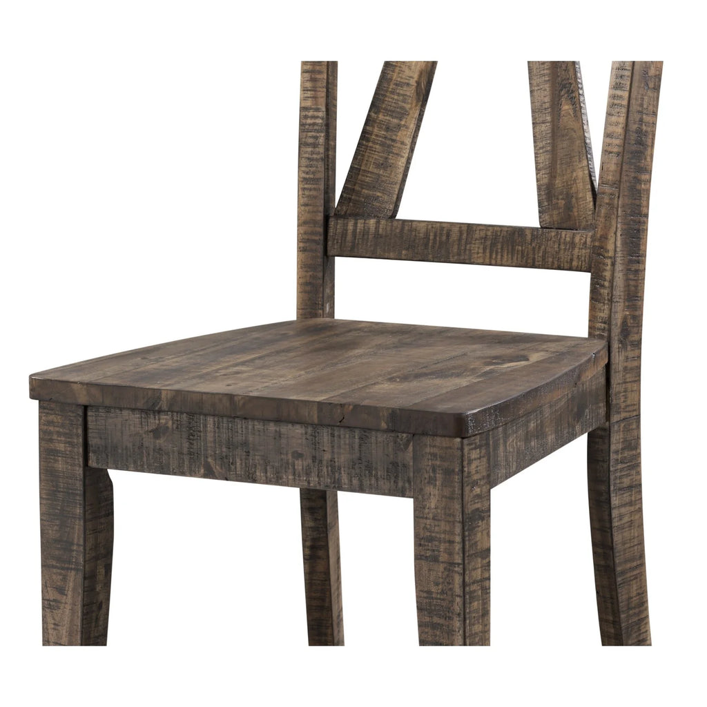 Wooden Side Chair Set I650786