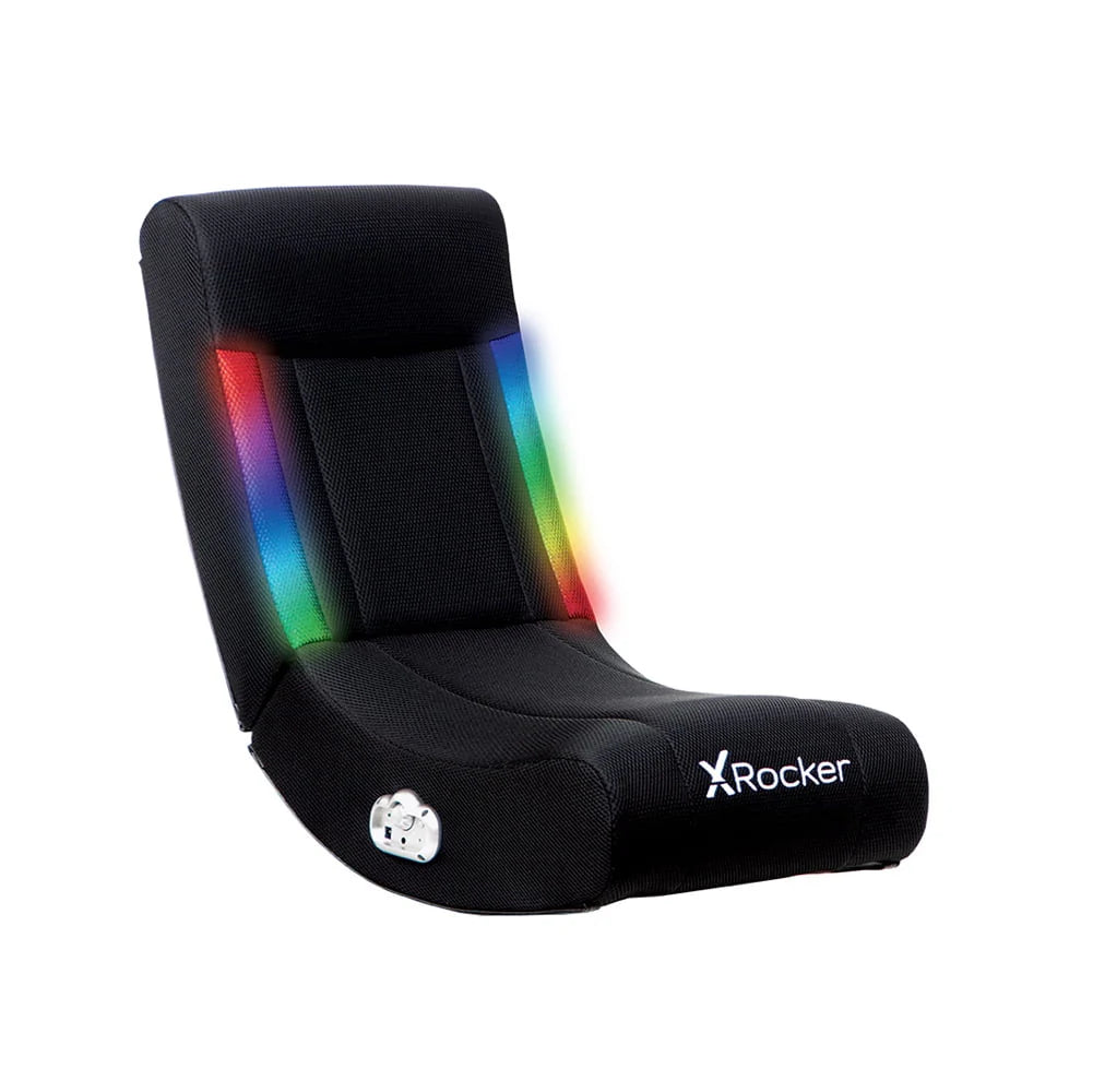 Black Mesh Floor Rocker Gaming Chair G2675