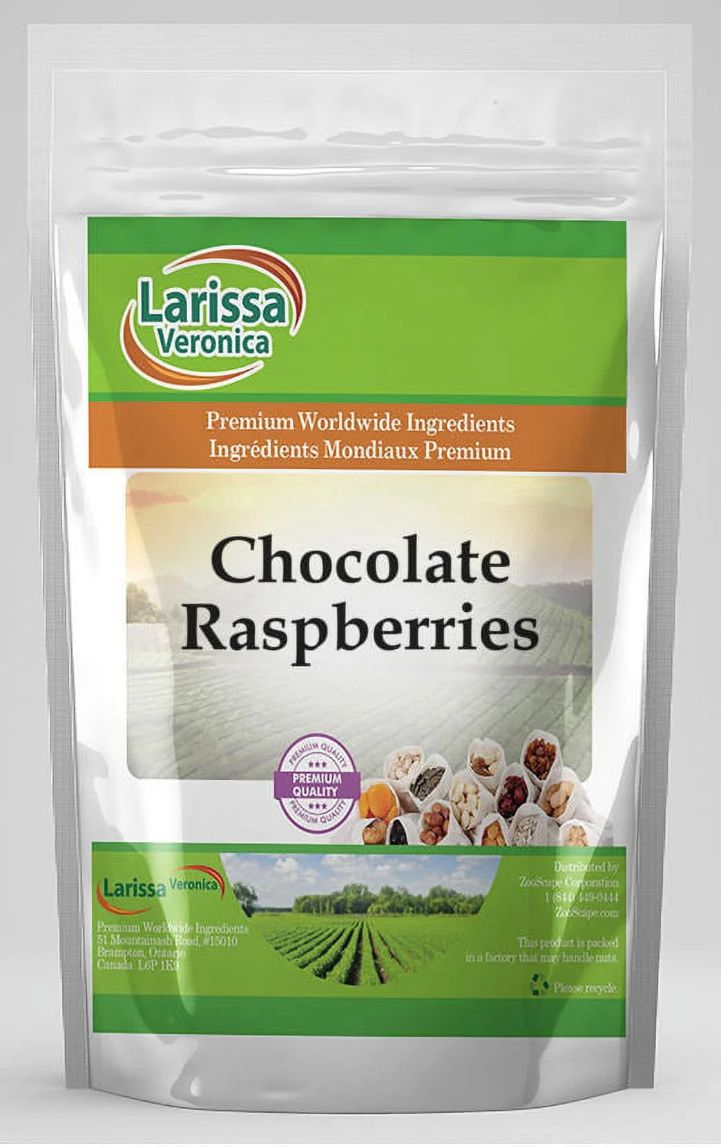 Dark Chocolate Covered Raspberries 8 oz 2-Pack P295342