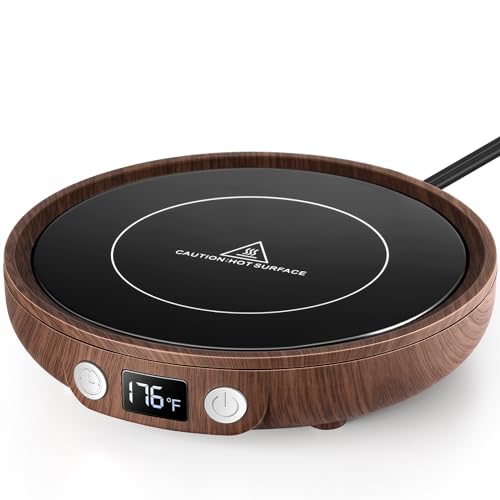 36W Black Coffee Cup Warmer with Digital Display H67604