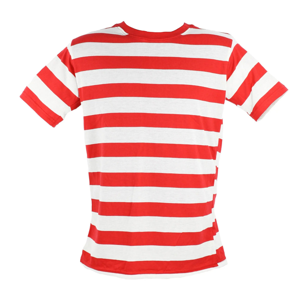 Red White Striped Short Sleeve Men's Shirt L214