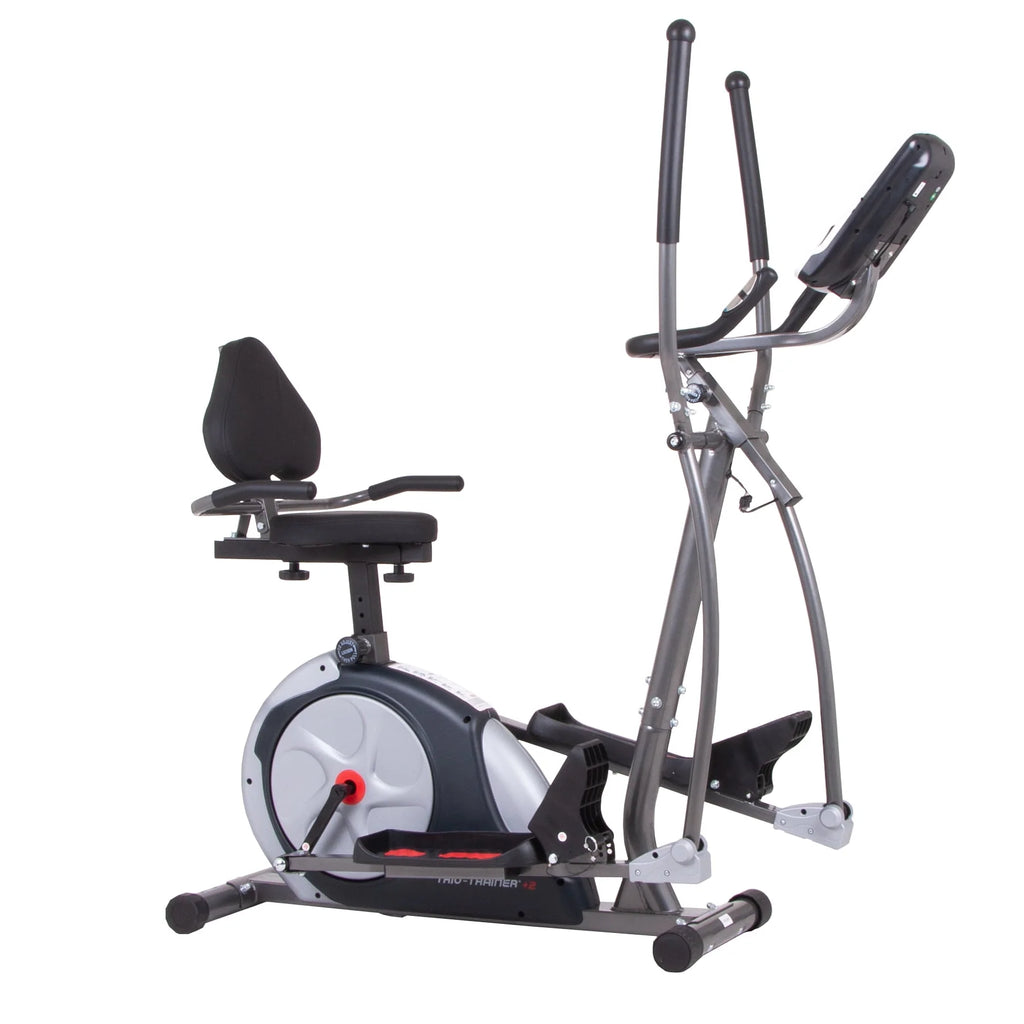 3-in-1 Elliptical and Exercise Bike with Heart Rate Monitor B977276