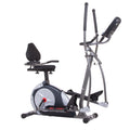 3-in-1 Elliptical and Exercise Bike with Heart Rate Monitor B977276