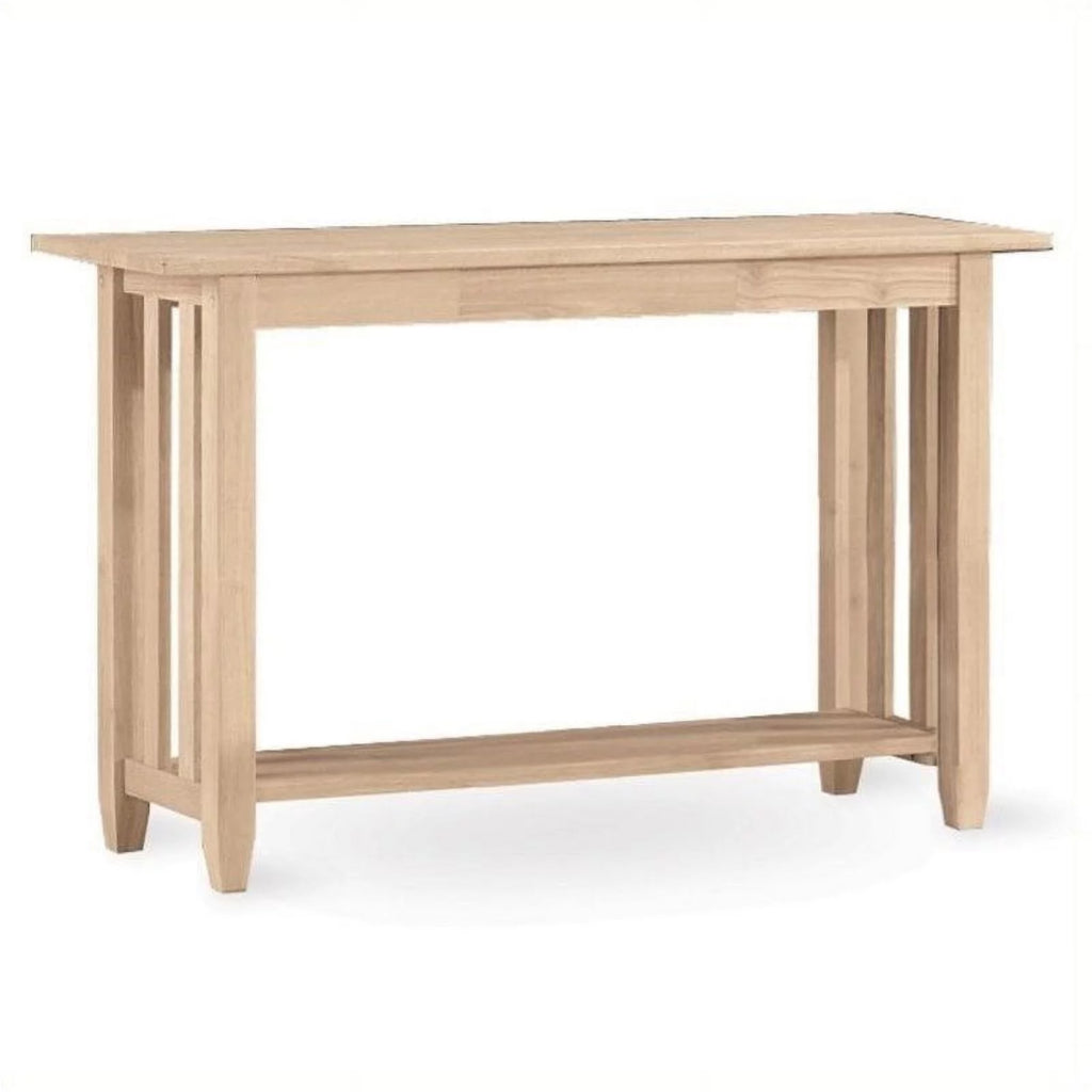 Unfinished Wood Sofa Table E963