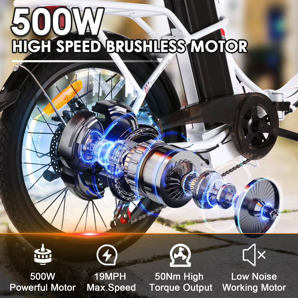 500W Folding Electric Bike for Adults L470875