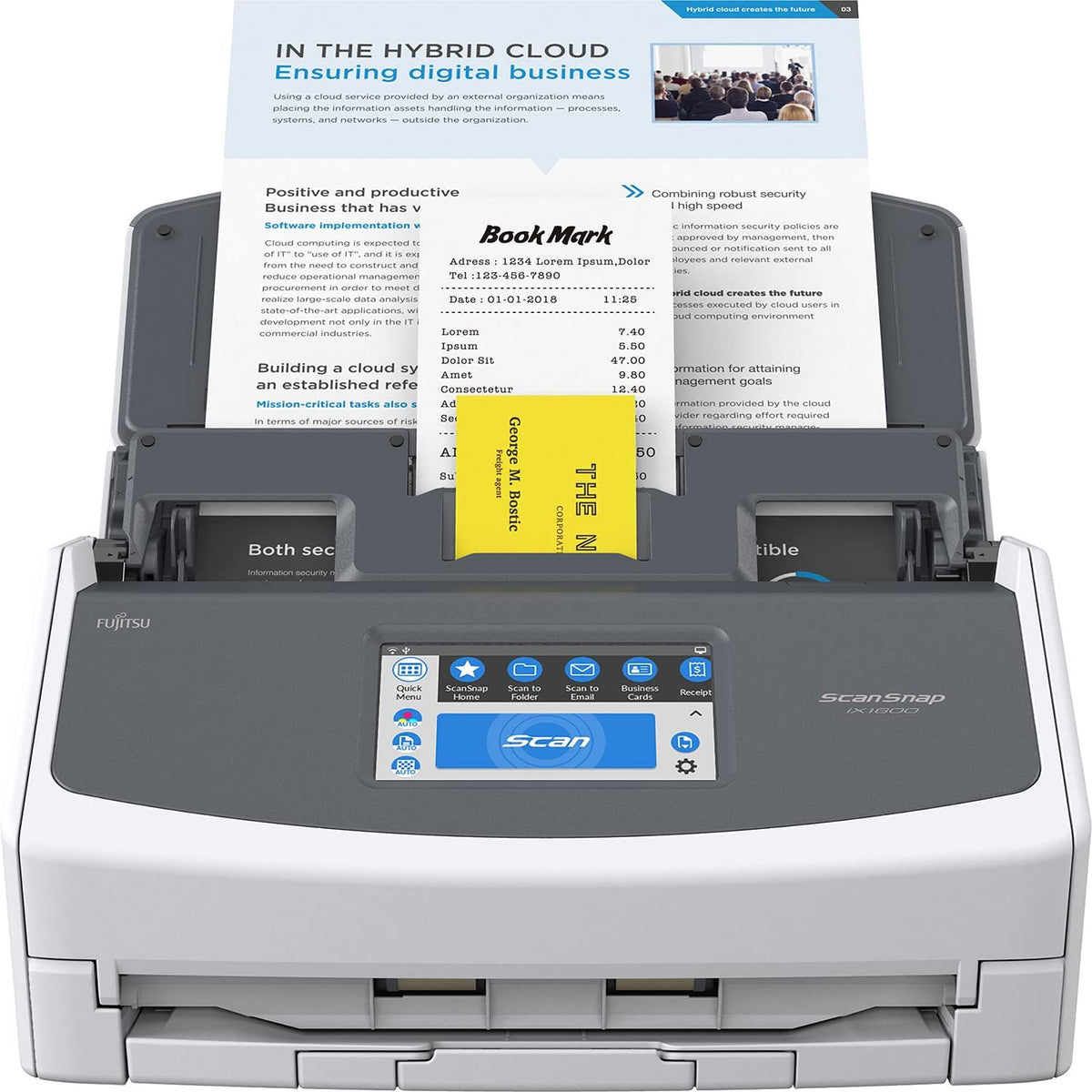 White Document Scanner Y121522