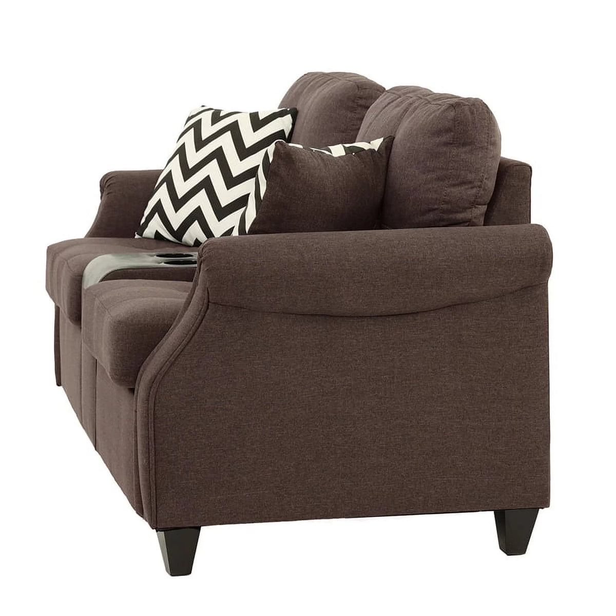 2 Piece Fabric Sofa Set with USB Console M493