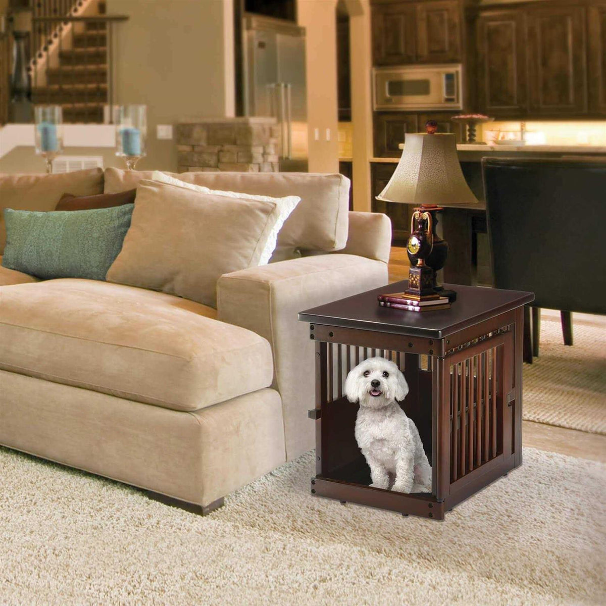 Wooden End Table A696