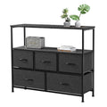 5 Drawer Dresser with Wood Top F648583