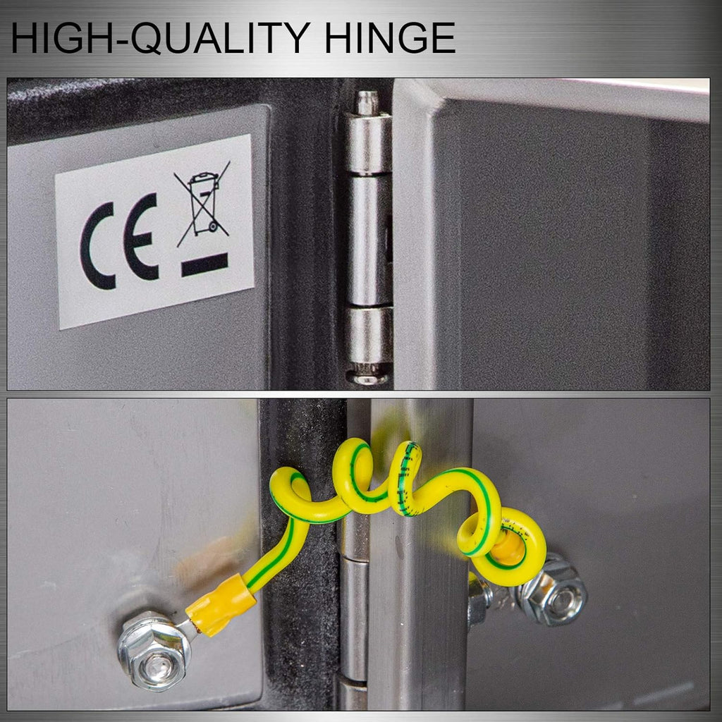 12 x 12 x 8'' NEMA 4X Steel Electrical Enclosure M452
