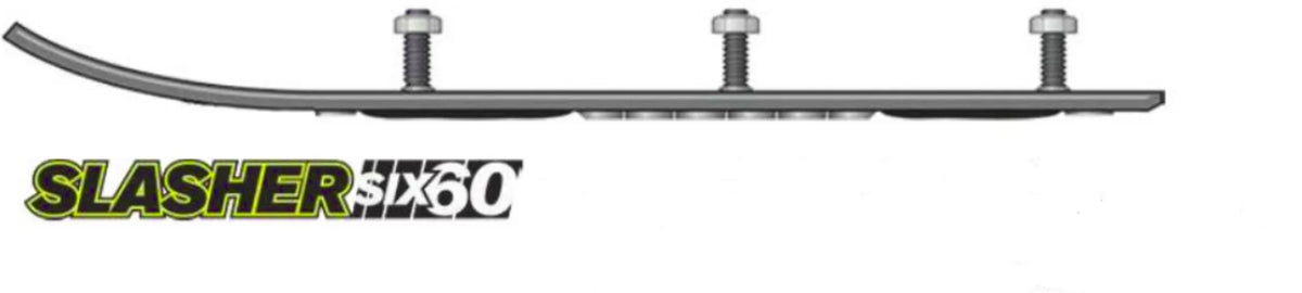 Slasher Wearbar and Carbides for SKI-DOO GTX 500SS / 600 HO /800 HO 2005 D856
