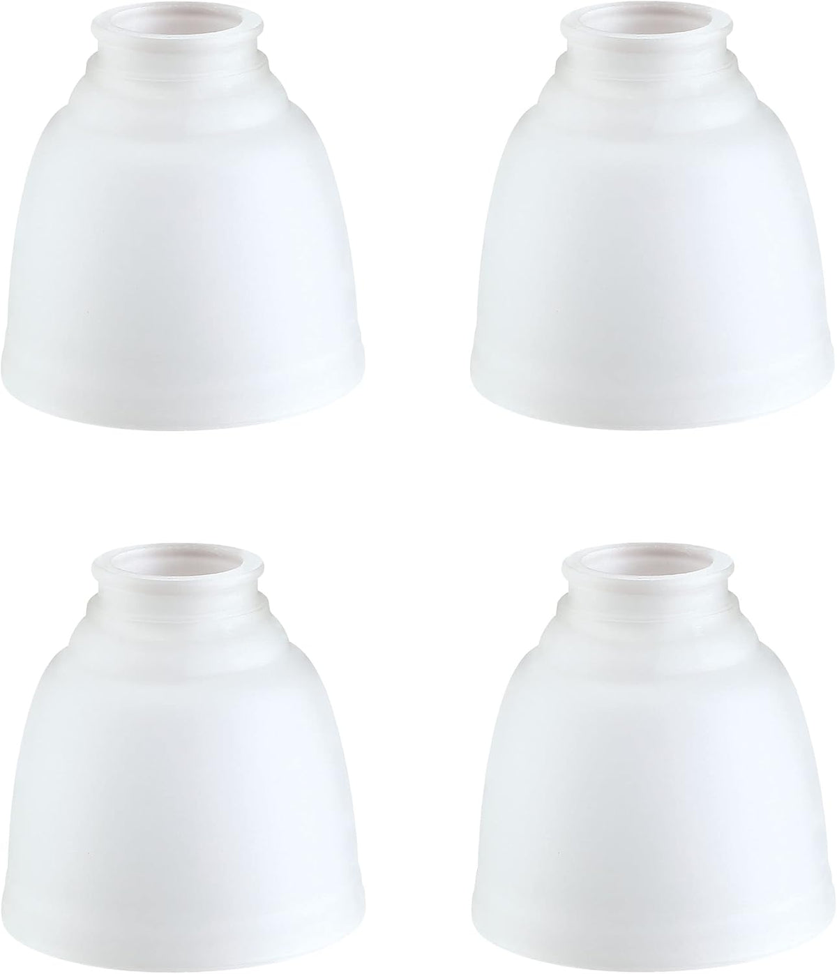 4 Pack Frosted Ceiling Fan Replacement Glass Shade, 4-3/4" Diameter x 4-3/4" Height C5276