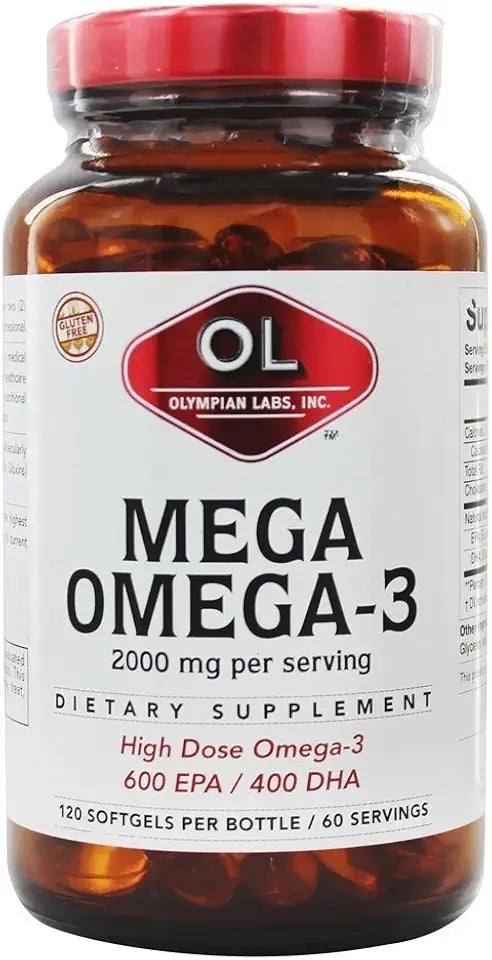Omega-3 Fish Oils 120 Count Softgel D8382