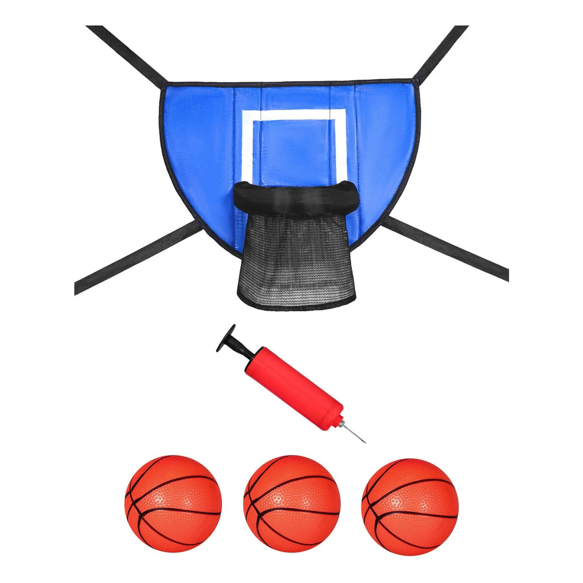 Blue 90x50cm Trampoline Basketball Hoop C5593