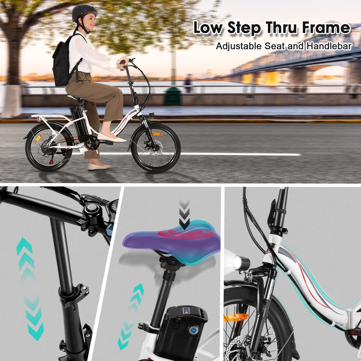 500W Folding Electric Bike for Adults L470875