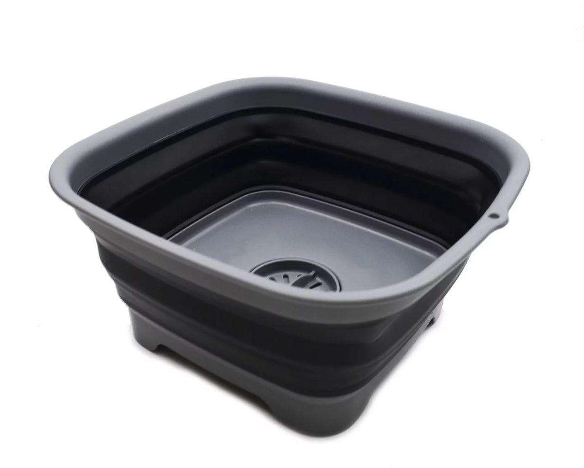 9.3L Collapsible Dishpan with Draining Plug F7286