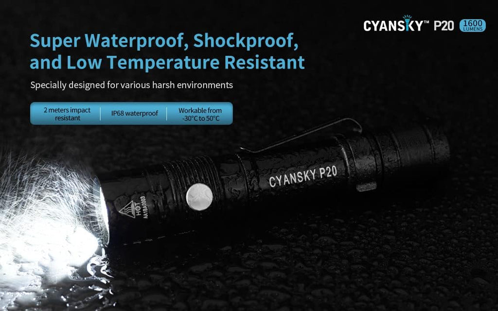 1600 Lumens Outdoor Flashlight U307