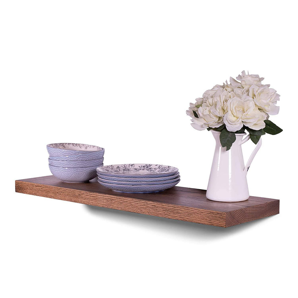 Solid Oak Wood Floating Shelf C7187