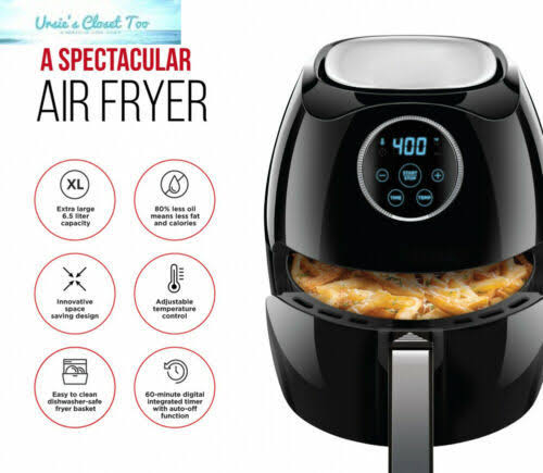 6.5 Liter Air Fryer Oven with Flat Basket A8217