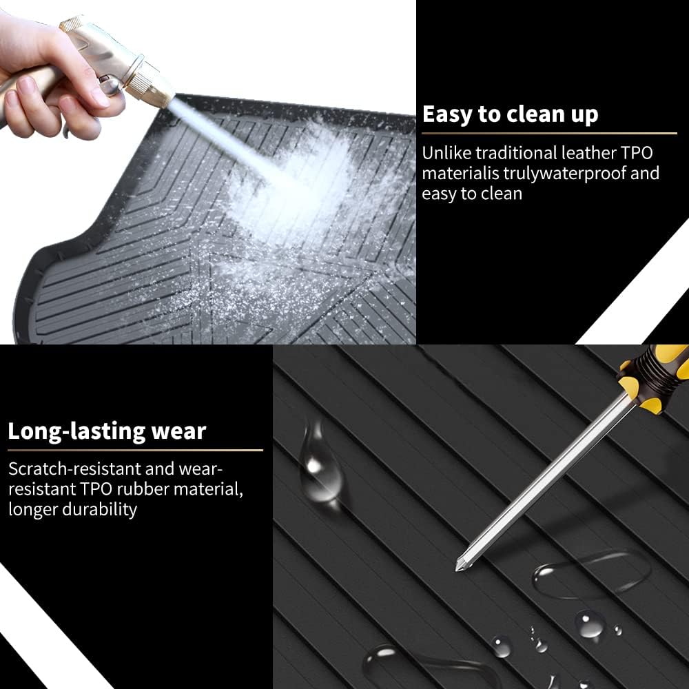 Black Cargo Liners Trunk Tray Mat T184