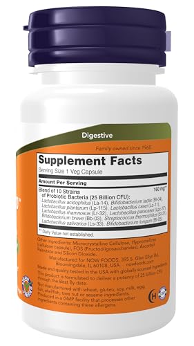 25 Billion 100 Veg Capsules Probiotic-10 L832775