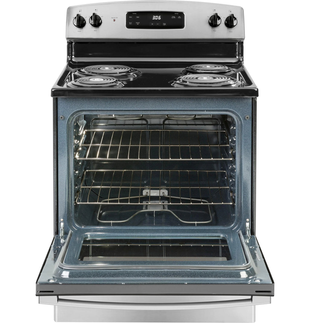 30" Freestanding Coil Electric Range Stainless Steel K447