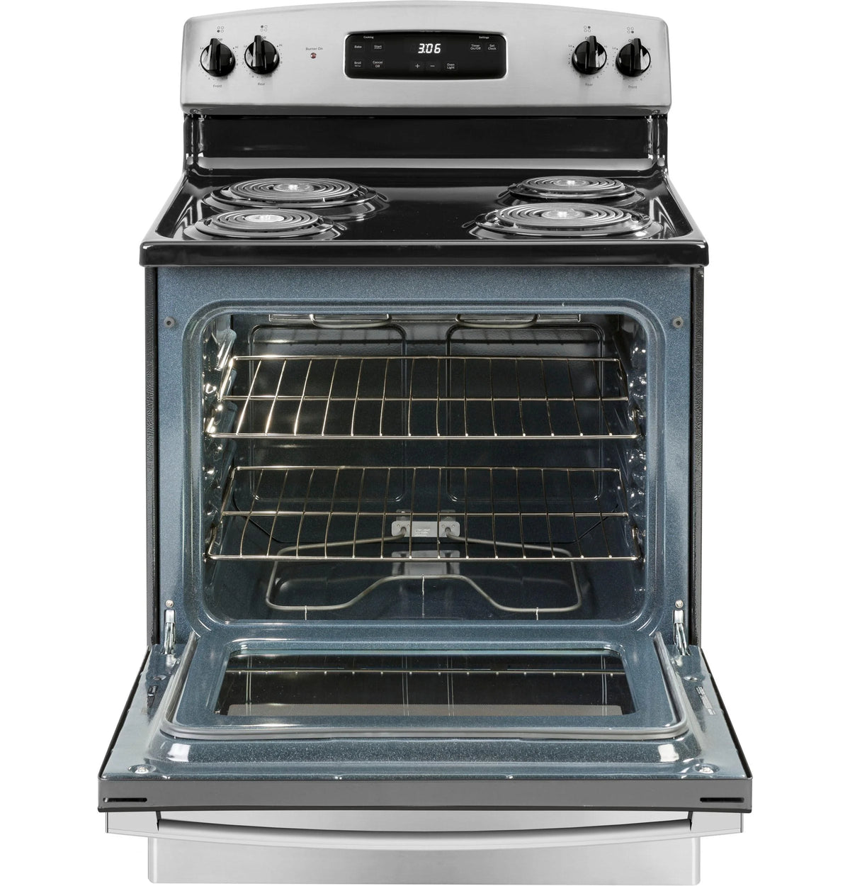 30" Freestanding Coil Electric Range Stainless Steel K447