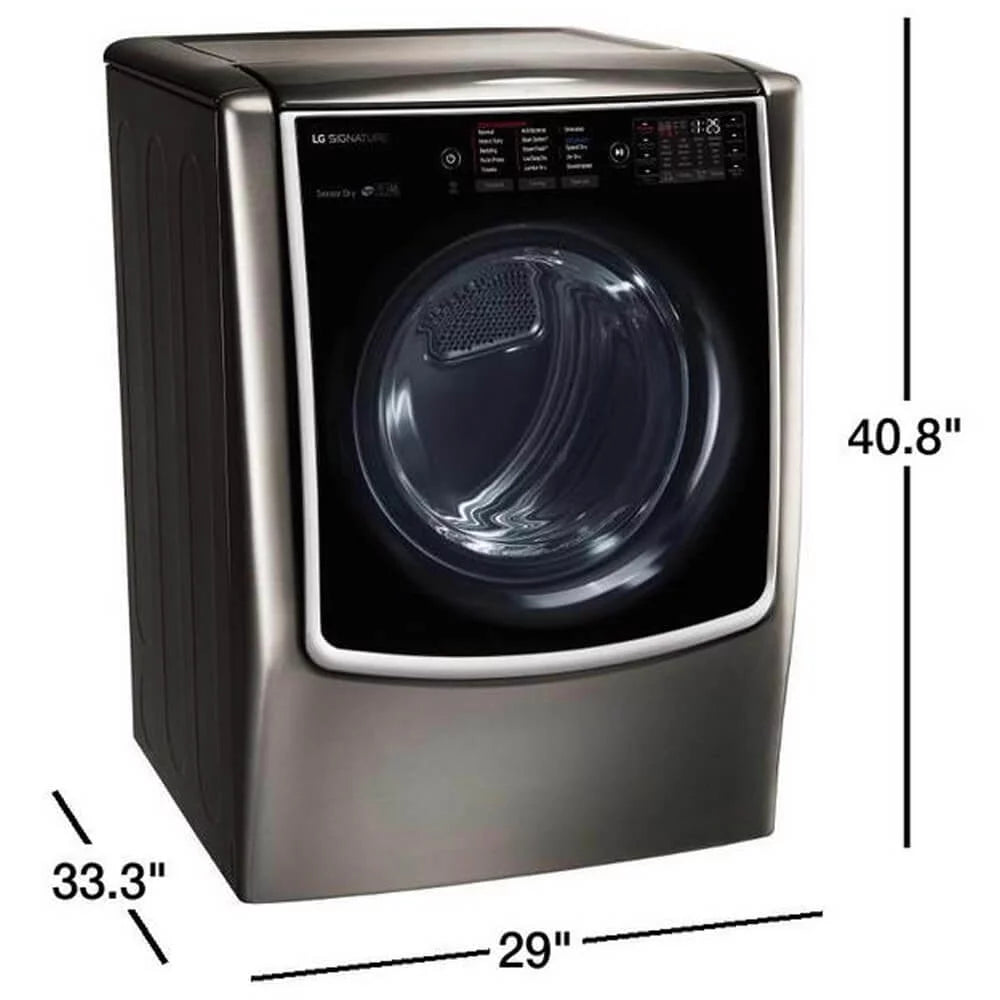 Black Stainless Steel Gas Dryer N233423