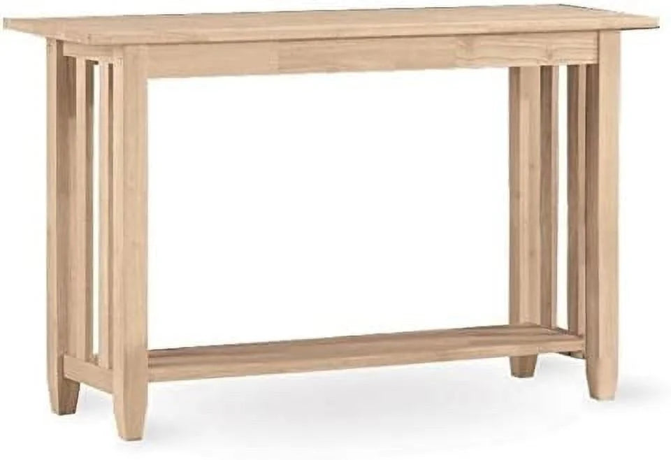 Unfinished Wood Sofa Table E963