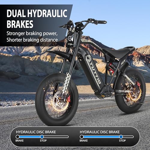 60V 20" Fat Tire Electric Motorcycle Q52571