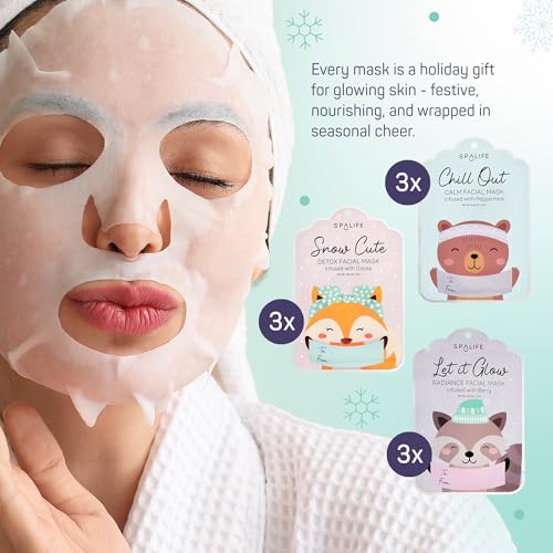 12 Pack Christmas Face Mask Bundle U366773
