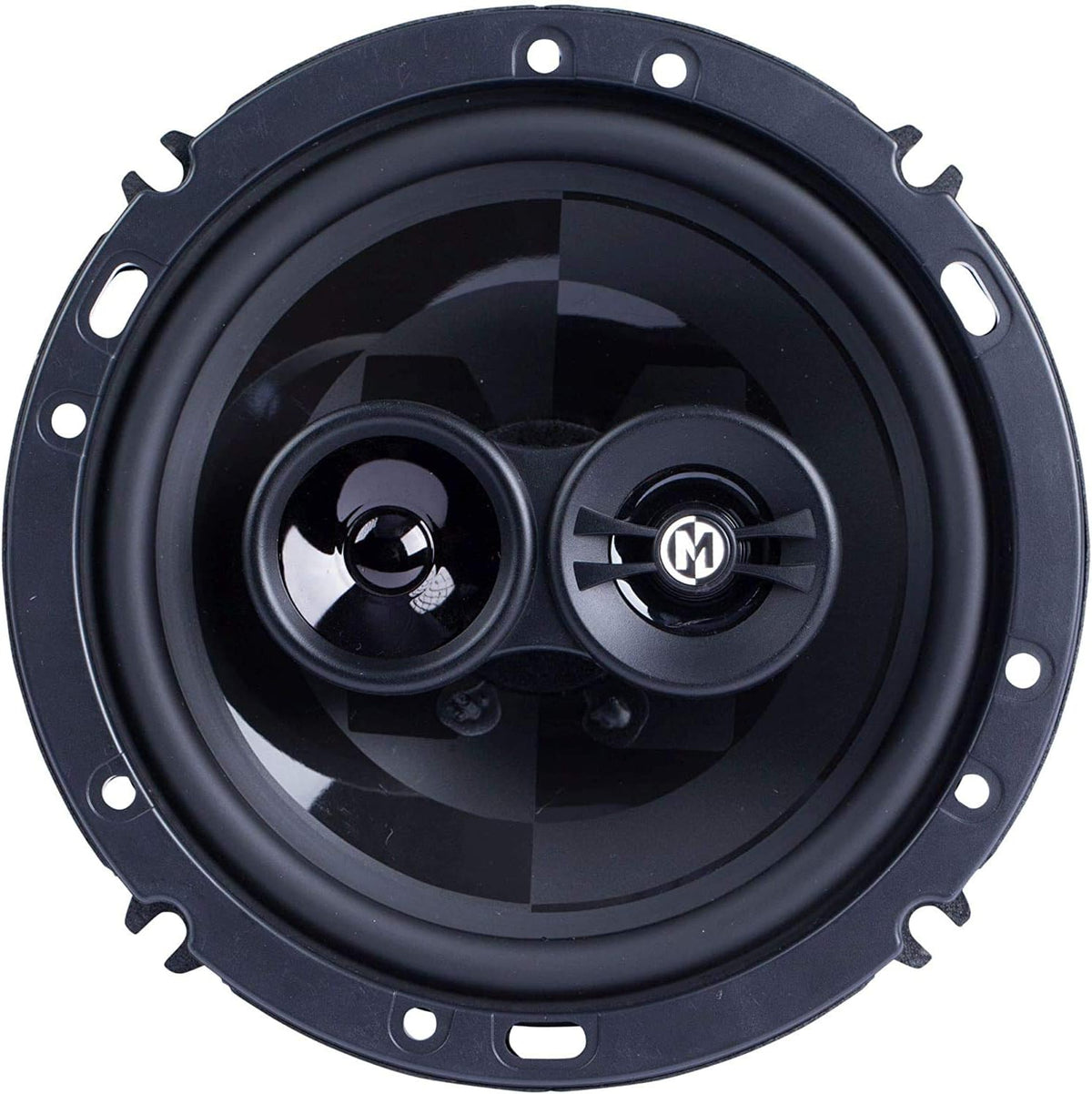 6.5 Inch 3 Way 50 Watt RMS 100 Watt Peak Car Audio Coaxial Speaker System Pack of 2 Z73197