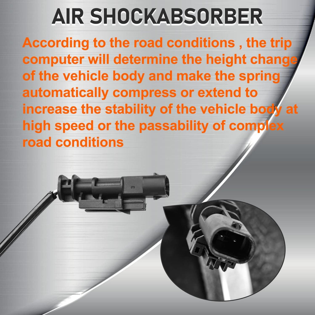 Rear Air Shocks Lift Struts Absorber Pack of 2 U3142