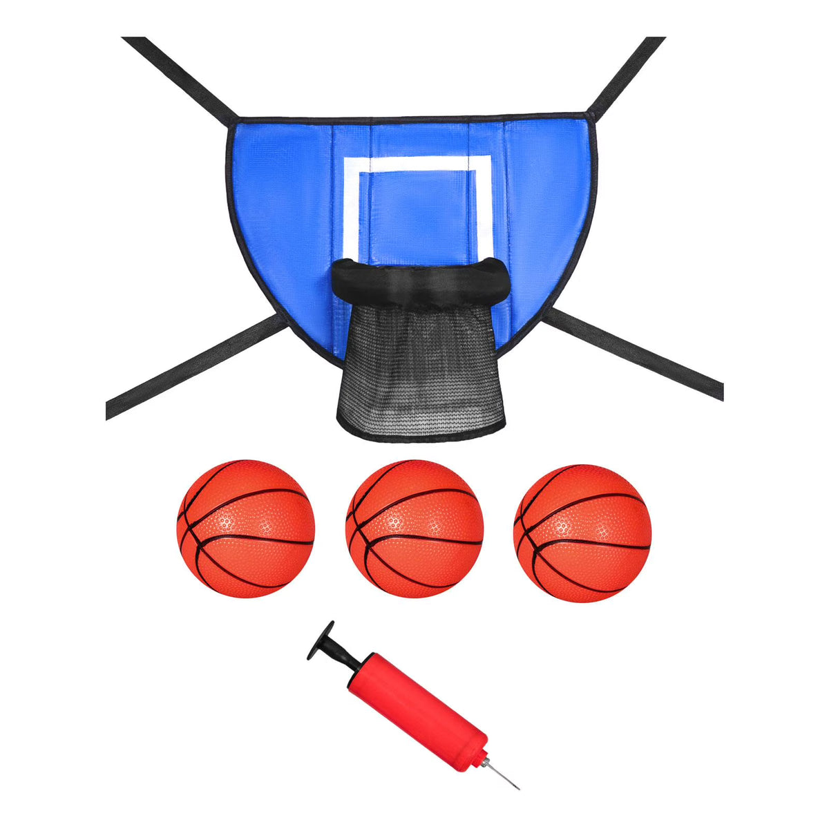 Blue 90x50cm Trampoline Basketball Hoop C5593