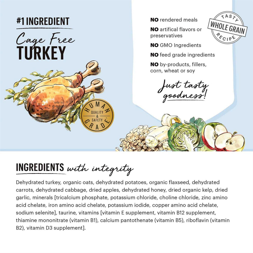 Dehydrated Whole Grain Dog Food Turkey O445144