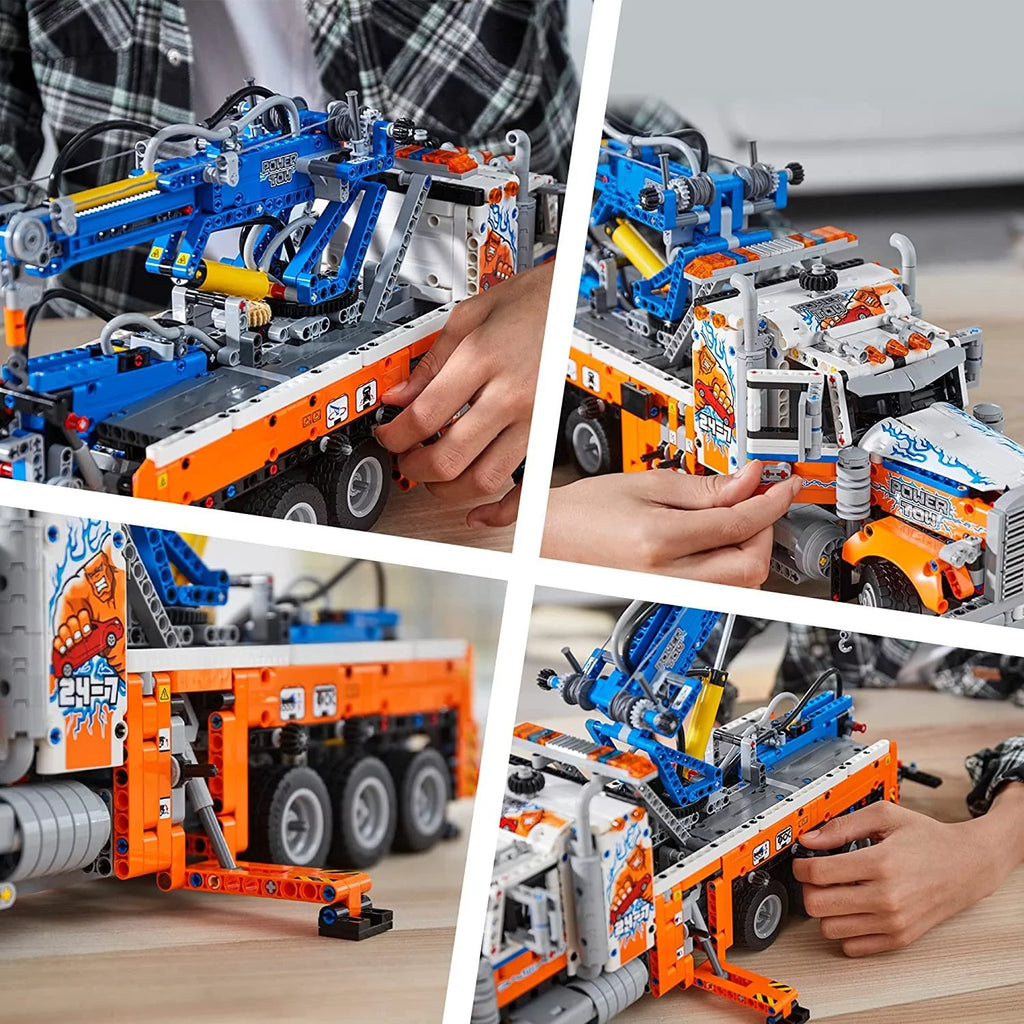 Heavy-Duty Tow Truck with Crane Y1845