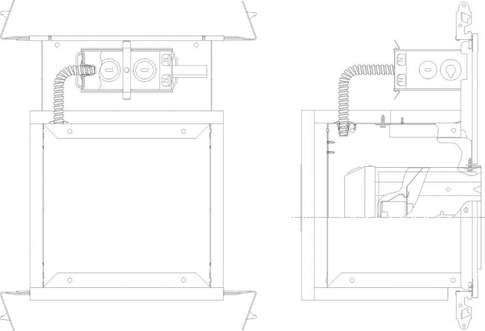 5x22 Incandescent Recessed Housing L95150