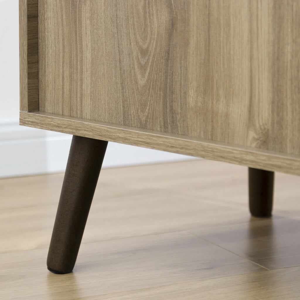 Elm Gray Wood TV Stand Z907305