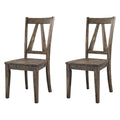 Wooden Side Chair Set I650786