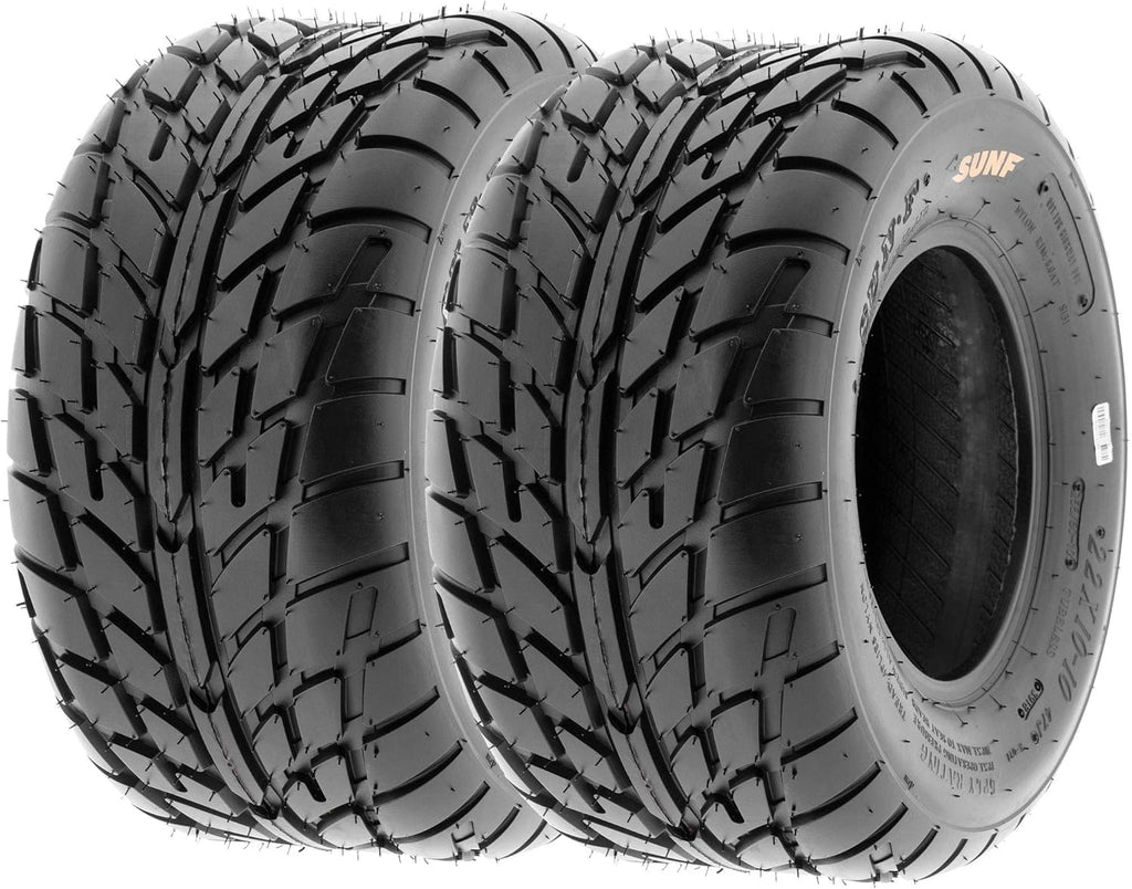 Pair of 2 ATV UTV Tires 18x9.5-8, 6 PR, Tubeless D2733