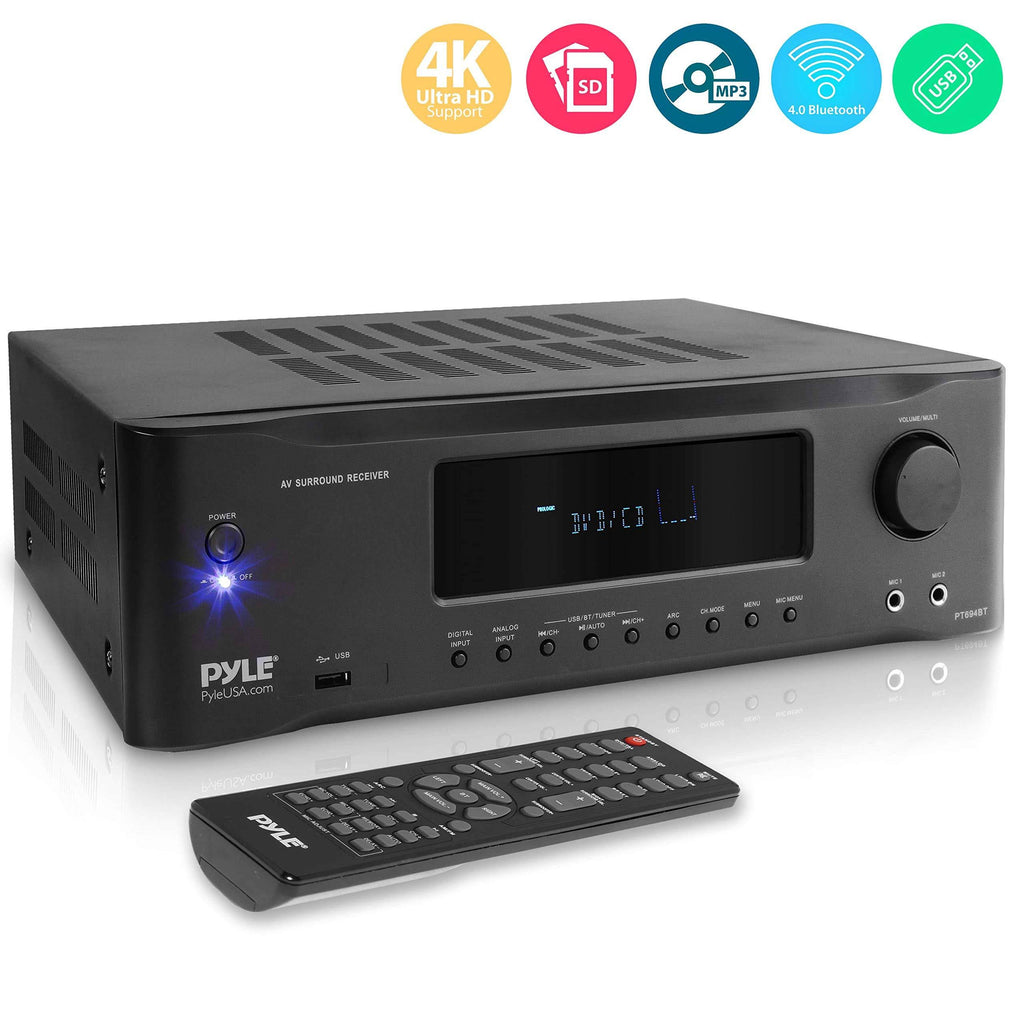 5.2-Channel Hi-Fi Bluetooth Stereo Amplifier 1000 Watt AV Receiver F986