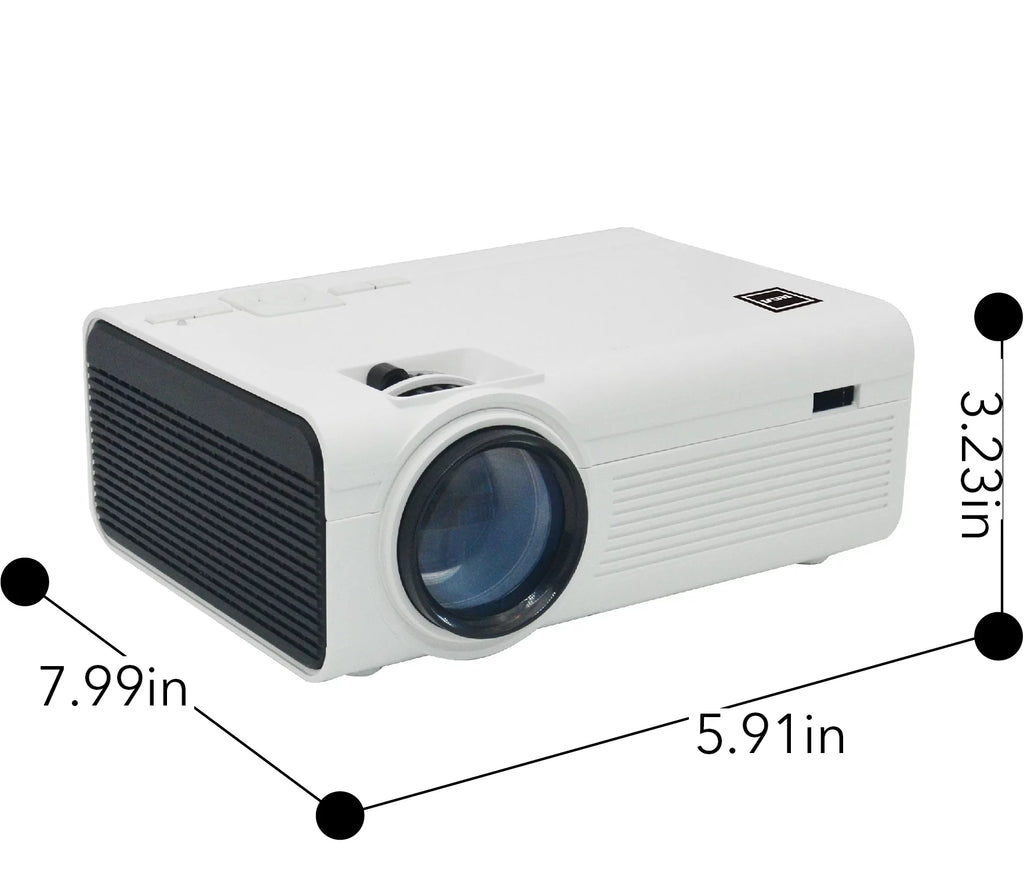 White LCD Home Theater Projector X34676